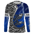 Bass fishing fish reaper fish hook fish skull Custom Name 3D All over Printed UV Protection NQS4065