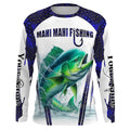 Mahi mahi fishing blue camo Custom Funny Fishing UV Protection Gift For Fisherman NQS5651
