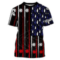 American flag patriotic fishing rod Long Sleeve fishing personalized fishing gift NQS1770
