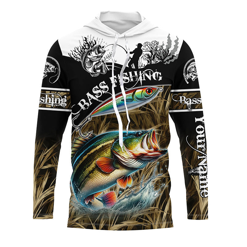 Bass fishing Performance Long Sleeve UV protection Customize fishing, women, Kid NQS997