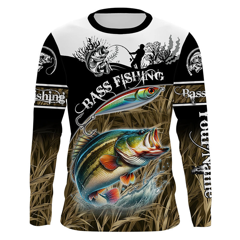 Bass fishing Performance Long Sleeve UV protection Customize fishing, women, Kid NQS997