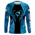 Mahi Mahi saltwater fishing blue camo sun protection quick dry Custom name, legging NQS1347