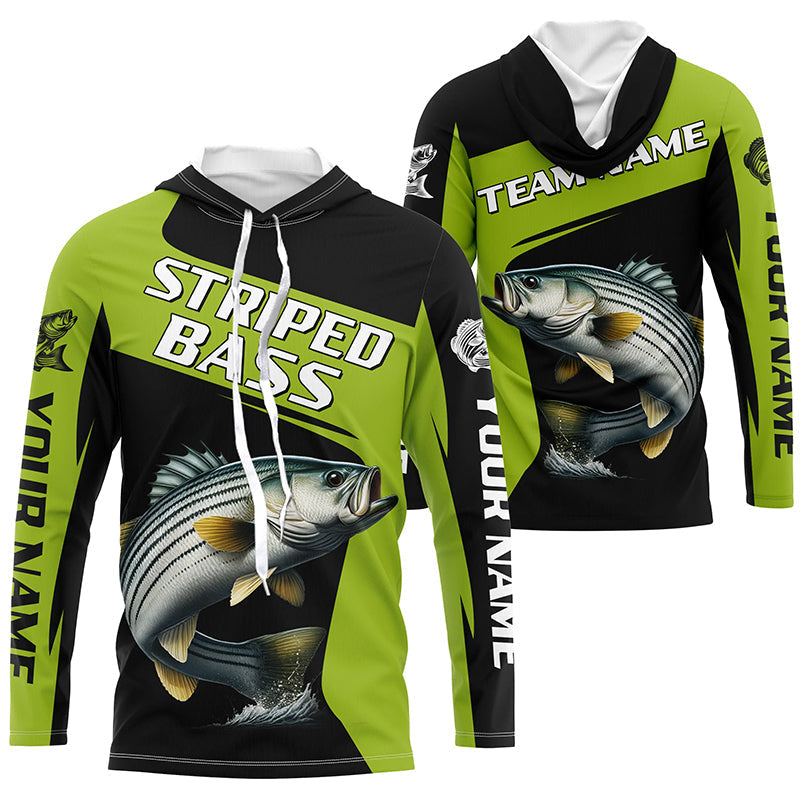 Striped Bass fishing Custom Long Sleeve Tournament Fishing, Performance Striper Fishing NQS8186
