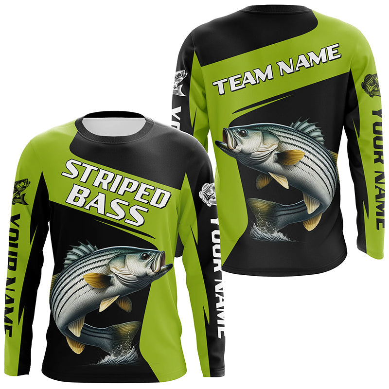 Striped Bass fishing Custom Long Sleeve Tournament Fishing, Performance Striper Fishing NQS8186