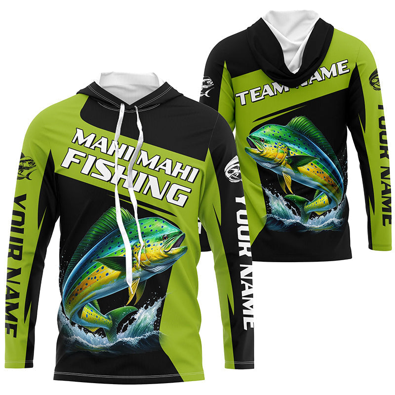 Mahi Mahi fishing Custom Long Sleeve Tournament Fishing, Performance Dorado Fishing NQS8187