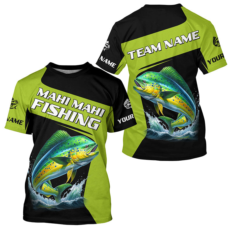 Mahi Mahi fishing Custom Long Sleeve Tournament Fishing, Performance Dorado Fishing NQS8187