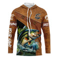 Largemouth bass fishing UV protection customize name performance fishing, women, kid NQS2464