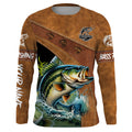 Largemouth bass fishing UV protection customize name performance fishing, women, kid NQS2464