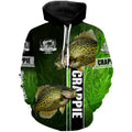 Crappie fishing green Custom name UV Long Sleeve Fishing, fishing gifts, women, kid NQS1612