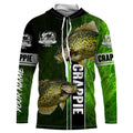 Crappie fishing green Custom name UV Long Sleeve Fishing, fishing gifts, women, kid NQS1612