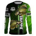 Crappie fishing green Custom name UV Long Sleeve Fishing, fishing gifts, women, kid NQS1612