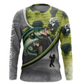 Largemouth Bass fishing scales personalized bass fishing, sun protection fishing apparel NQS3294