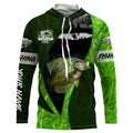 Crappie fishing green Custom name UV Long Sleeve Fishing, fishing gifts, women NQS3721