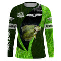 Crappie fishing green Custom name UV Long Sleeve Fishing, fishing gifts, women NQS3721