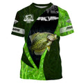Crappie fishing green Custom name UV Long Sleeve Fishing, fishing gifts, women NQS3721