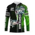 Striped Bass Striper fishing green Custom name UV Long Sleeve Fishing, fishing gifts NQS2340