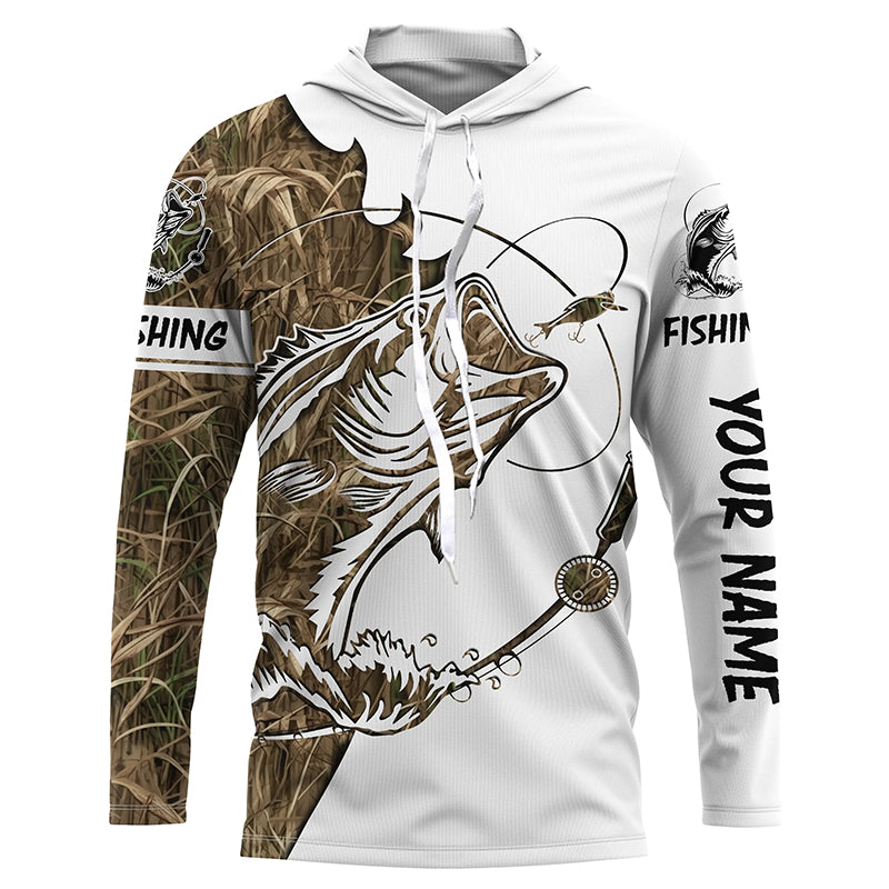 Largemouth Bass fishing tattoo camo fishing team bass custom Performance NQSD87