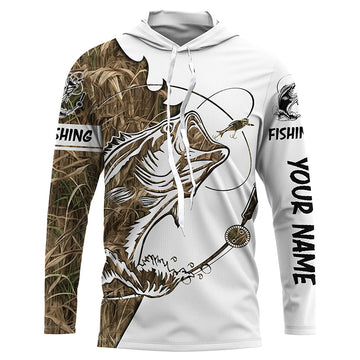 Largemouth Bass fishing tattoo camo fishing team bass custom Performance NQSD87