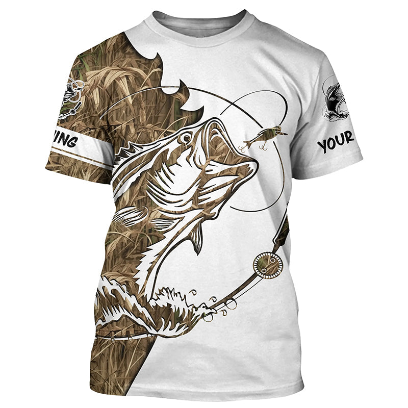 Largemouth Bass fishing tattoo camo fishing team bass custom Performance NQSD87