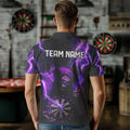 Skull Purple lightning thunder Darts Custom Dart Team NQS9494