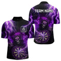 Skull Purple lightning thunder Darts Custom Dart Team NQS9494