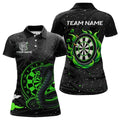 Black and Green Cobra Snake Darts, Custom Name Darts Team NQS9656