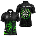 Black and Green Cobra Snake Darts, Custom Name Darts Team NQS9656