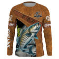 Striped bass fishing customized name performance long sleeve fishing, striper fishing NQS2480