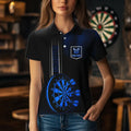 Personalized Black and Blue Darts Custom Dart Outfit Team NQS9498