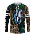 Catfish Fishing camo UV protection Customize name long sleeves fishing NQS1423