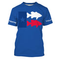 Texas Fishing Texas Flag patriotic Customize Name UV protection quick dry long sleeves fishing UPF 30+ NQS2204