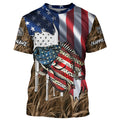 American flag patriot Crappie camo fishing, custom long sleeve sun protection fishing apparel NQS4110