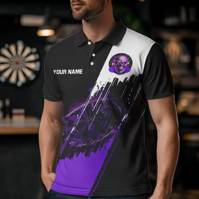 Black and Purple Skull reaper Dart, Custom Darts Team NQS9509