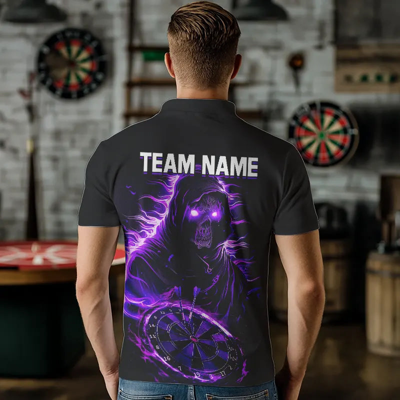 Black and Purple Skull reaper Dart, Custom Darts Team NQS9509