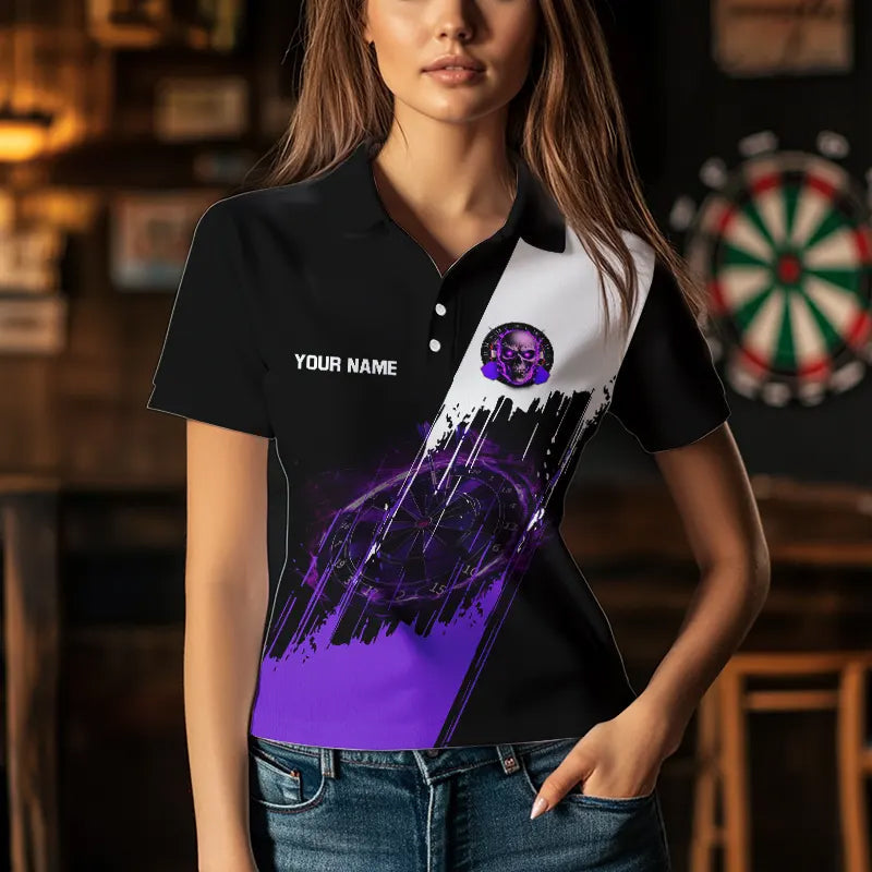 Black and Purple Skull reaper Dart, Custom Darts Team NQS9509
