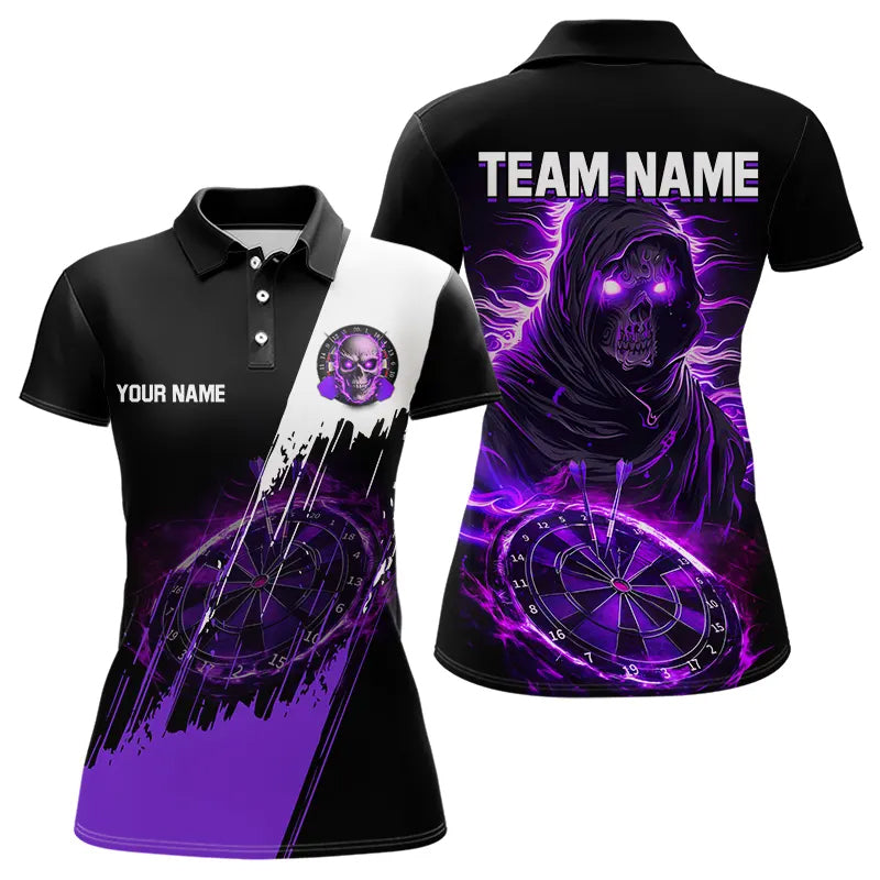Black and Purple Skull reaper Dart, Custom Darts Team NQS9509