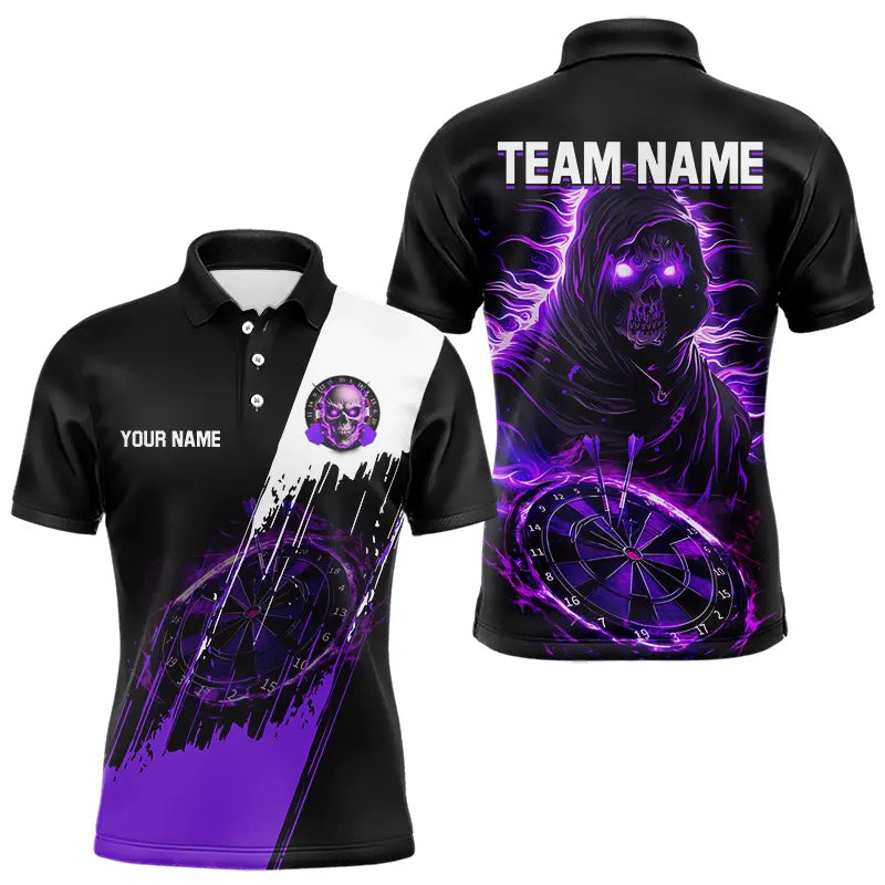 Black and Purple Skull reaper Dart, Custom Darts Team NQS9509