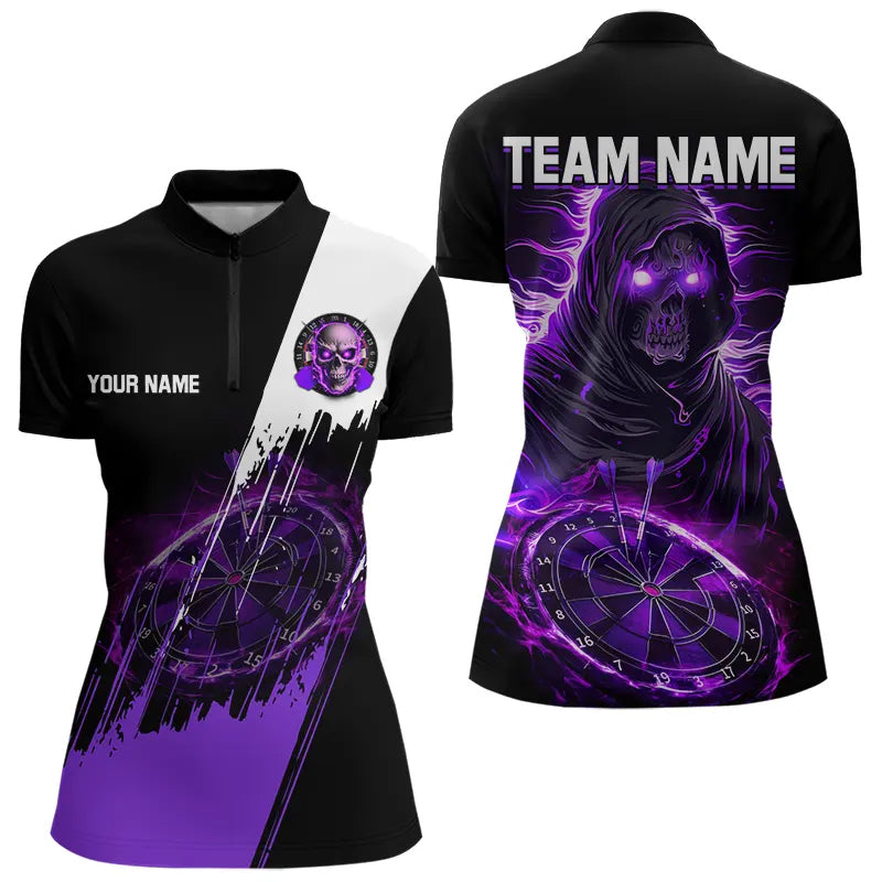 Black and Purple Skull reaper Dart, Custom Darts Team NQS9509