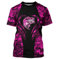 Bass fishing pink girl camo Custom name Long Sleeve Fishing, fishing gifts, kid NQS1642