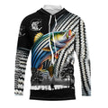 Striped Bass fishing scales white black Customize UV protection long sleeves fishing NQS1945