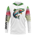 Rainbow Trout Fishing Scales Custom long sleeve Fishing, Personalized Trout Fishing NQS574