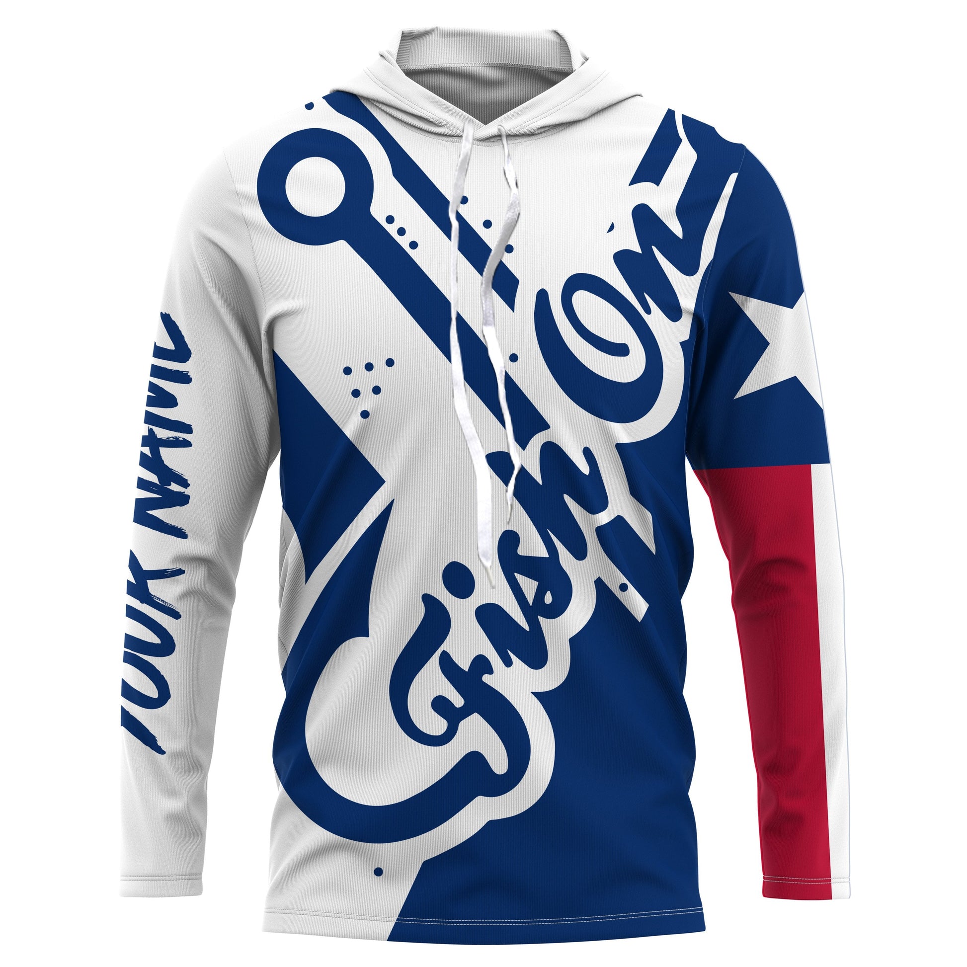 Fish On Texas Fish reaper fishing Customize Fishing, Texas flag performance fishing NQS2492