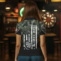Black Green Camo Women Darts Custom American Flag patriotic Team Darts NQS9523