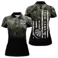 Black Green Camo Women Darts Custom American Flag patriotic Team Darts NQS9523