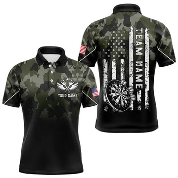 Black Green Camo Women Darts Custom American Flag patriotic Team Darts NQS9523