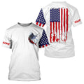 American flag Sailfish fishing personalized patriotic UV Protection Sailfish Fishing NQS5742