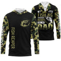 My favorite fishing buddy calls me dad Bass fishing Camo long sleeve Custom gift for dad, father NQS1165