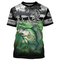 Crappie Fishing UV protection Custom name long sleeves fishing, women, kid NQS2639