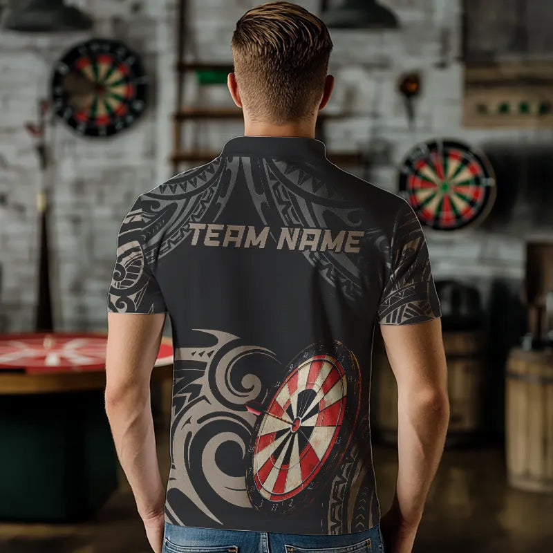 Personalized Black tribal pattern Darts Custom Retro Team Darts NQS9551