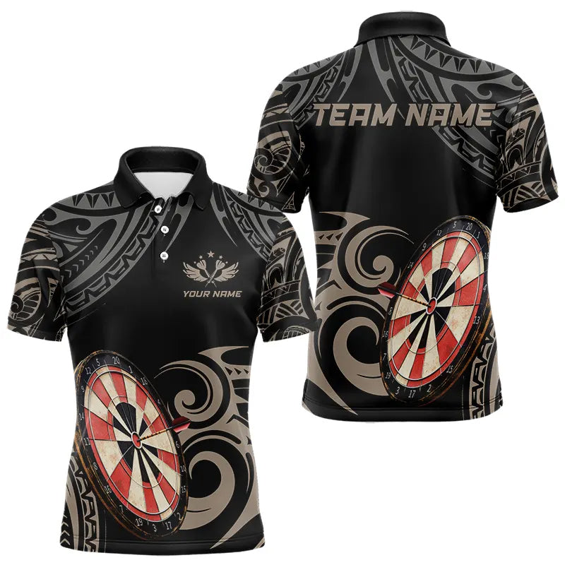 Personalized Black tribal pattern Darts Custom Retro Team Darts NQS9551